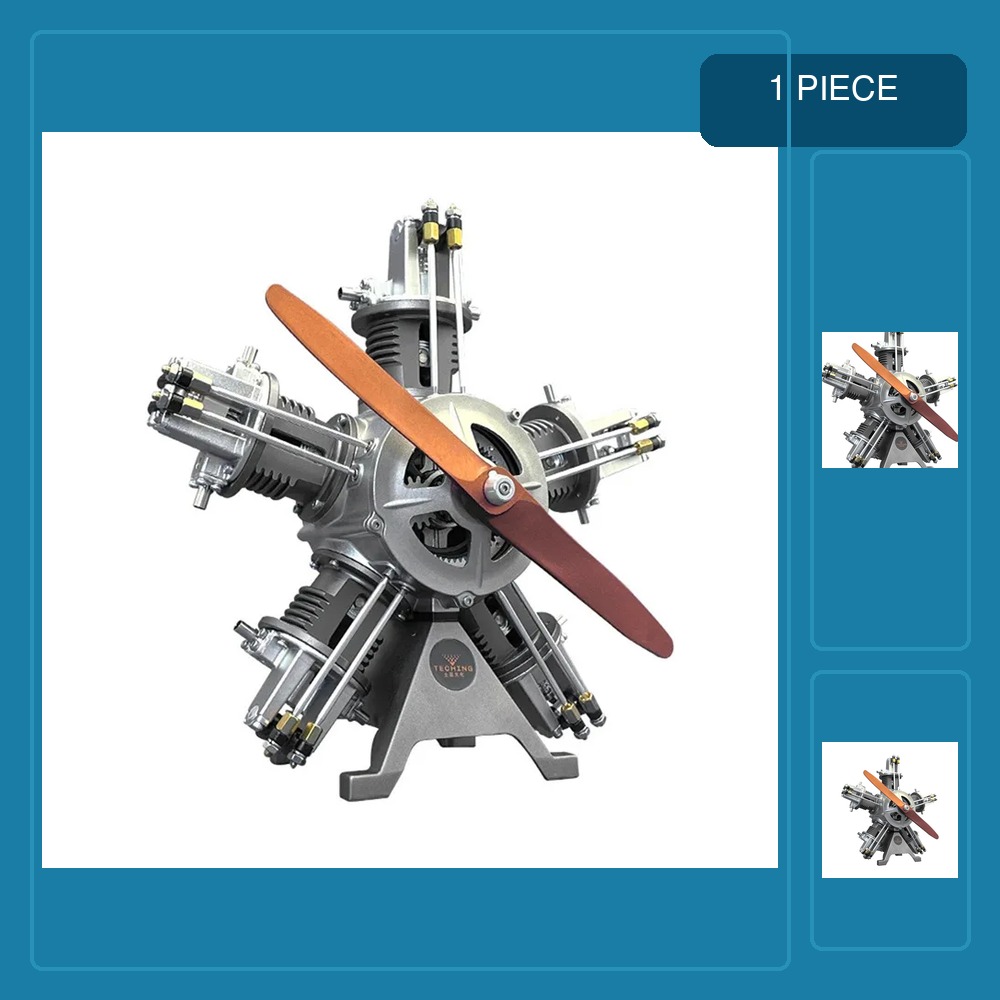 Model Kit Engine V8 - TECHING V8 Engine Metal Model Building