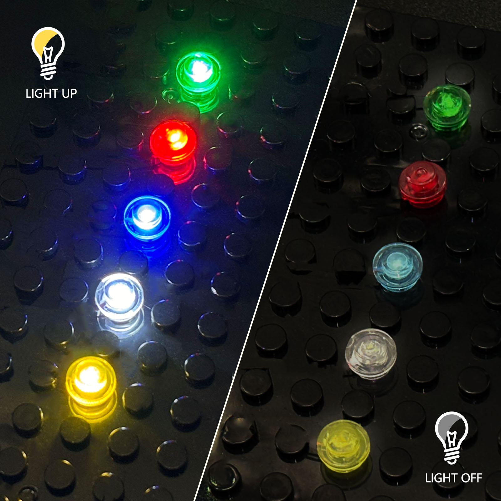 10 PCS Colorful LED Lighting   - Model Kit Companies 评论和价格