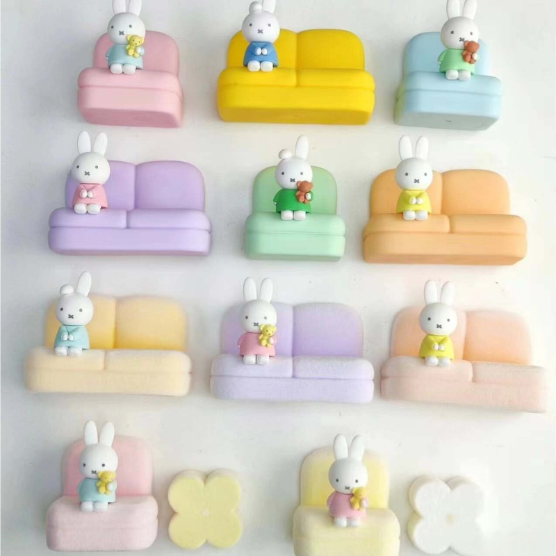 Cartoon Miffy Blind Box Toys S - Model Kit Mobil 评论和价格