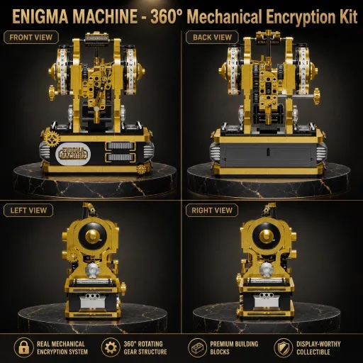 Enigma Machine Building Blocks - Model Kit Companies 评论和价格