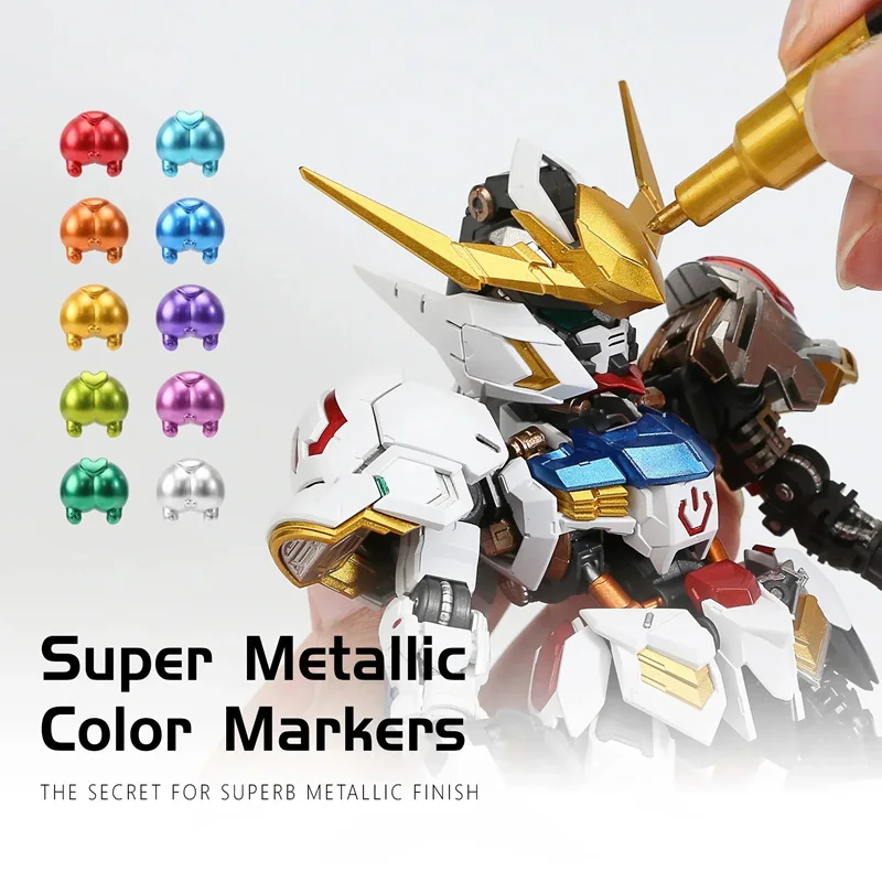 Metallic Markers Colouring Pen - Model Kit Markers 评论和价格
