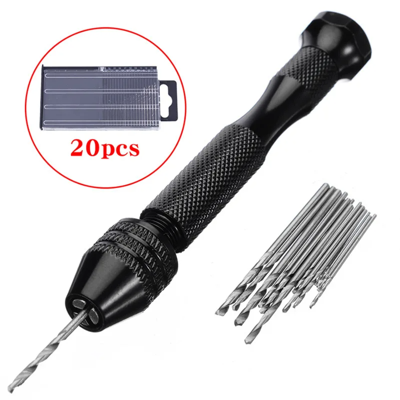 Mini Twist Drill Bits Hand Dri - Pin Vice Micro 评论和价格