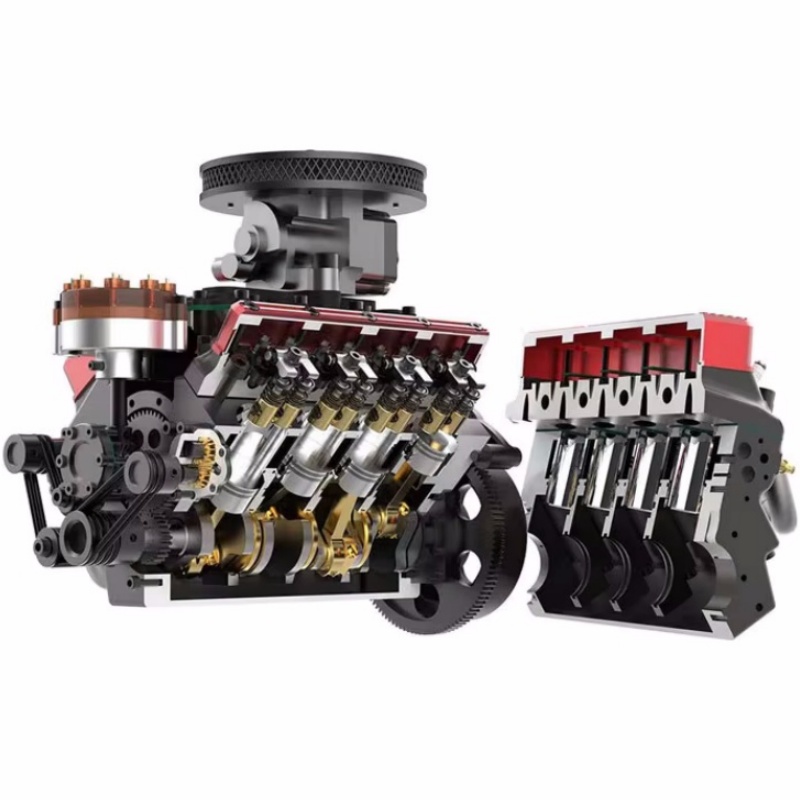 TOYAN V8 Gas 4 Stroke Engine 2 - Model Kit Engine V8 评论和价格