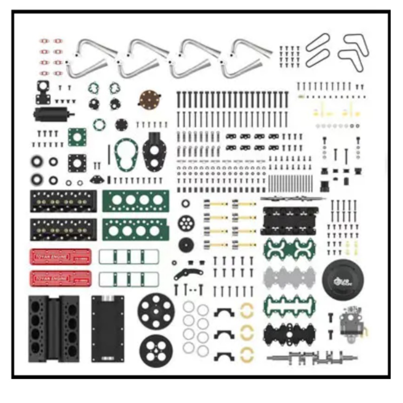 TOYAN V8 Gas 4 Stroke Engine 2 - Model Kit Engine V8 评论和价格