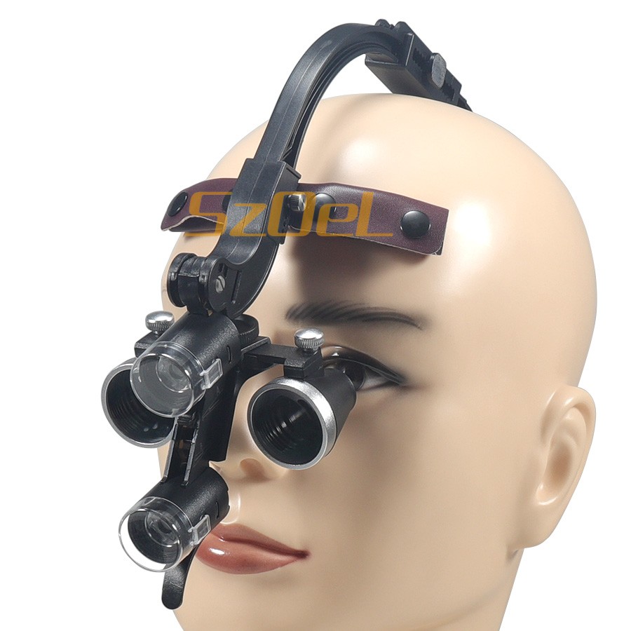 2.5X/3.5X Dental Binocular Mag - Magnifier With Light 评论和价格