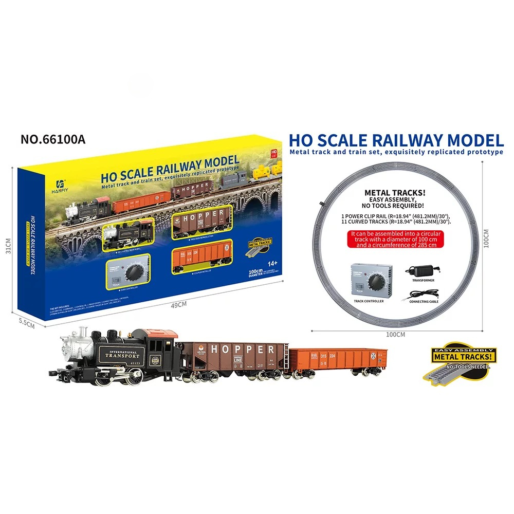 HO Scale Metal Rail Train Mode - Model Kit Vintage 评论和价格