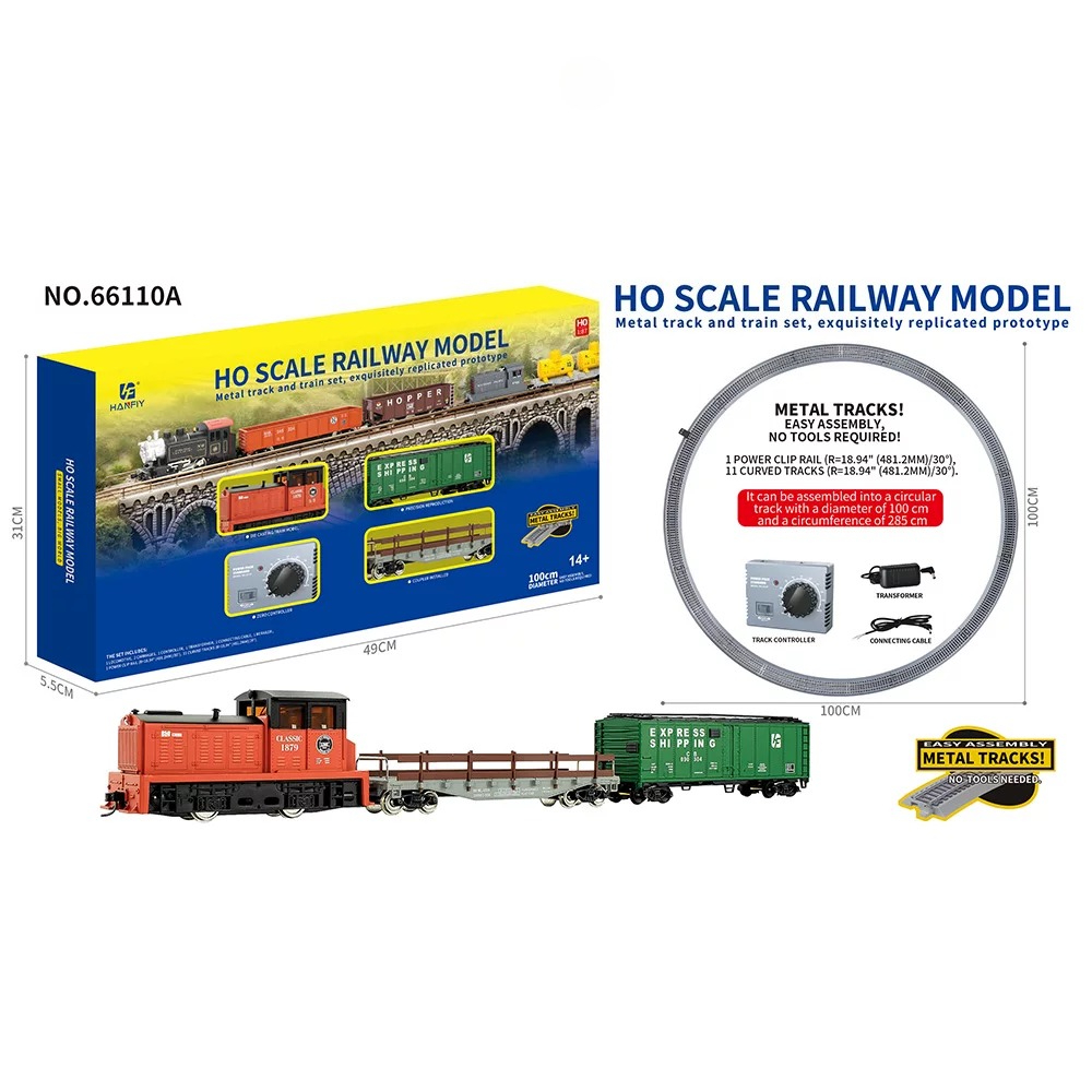 HO Scale Metal Rail Train Mode - Model Kit Vintage 评论和价格