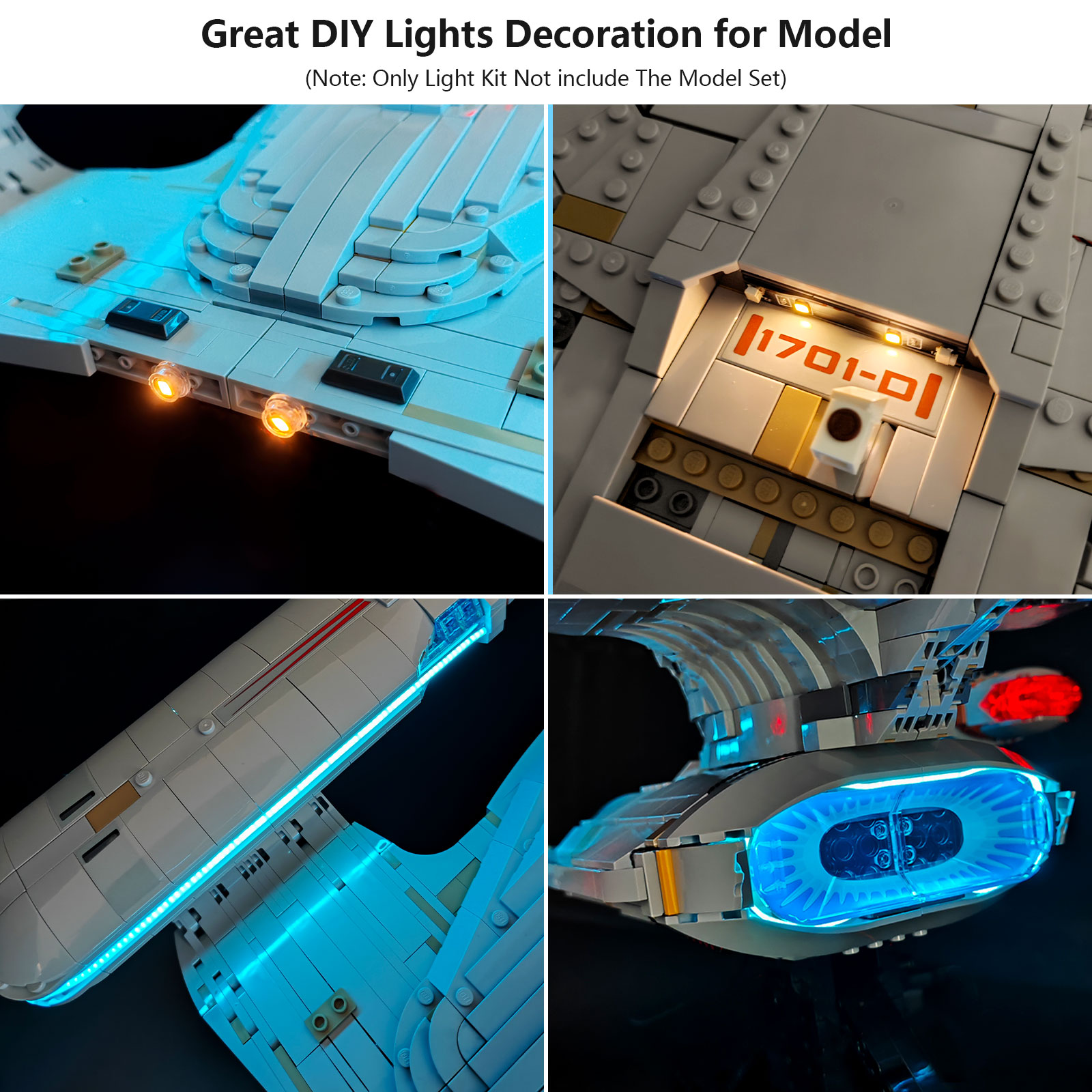 LYBMTWF LED Lighting Kit for L - Model Kit Companies 评论和价格