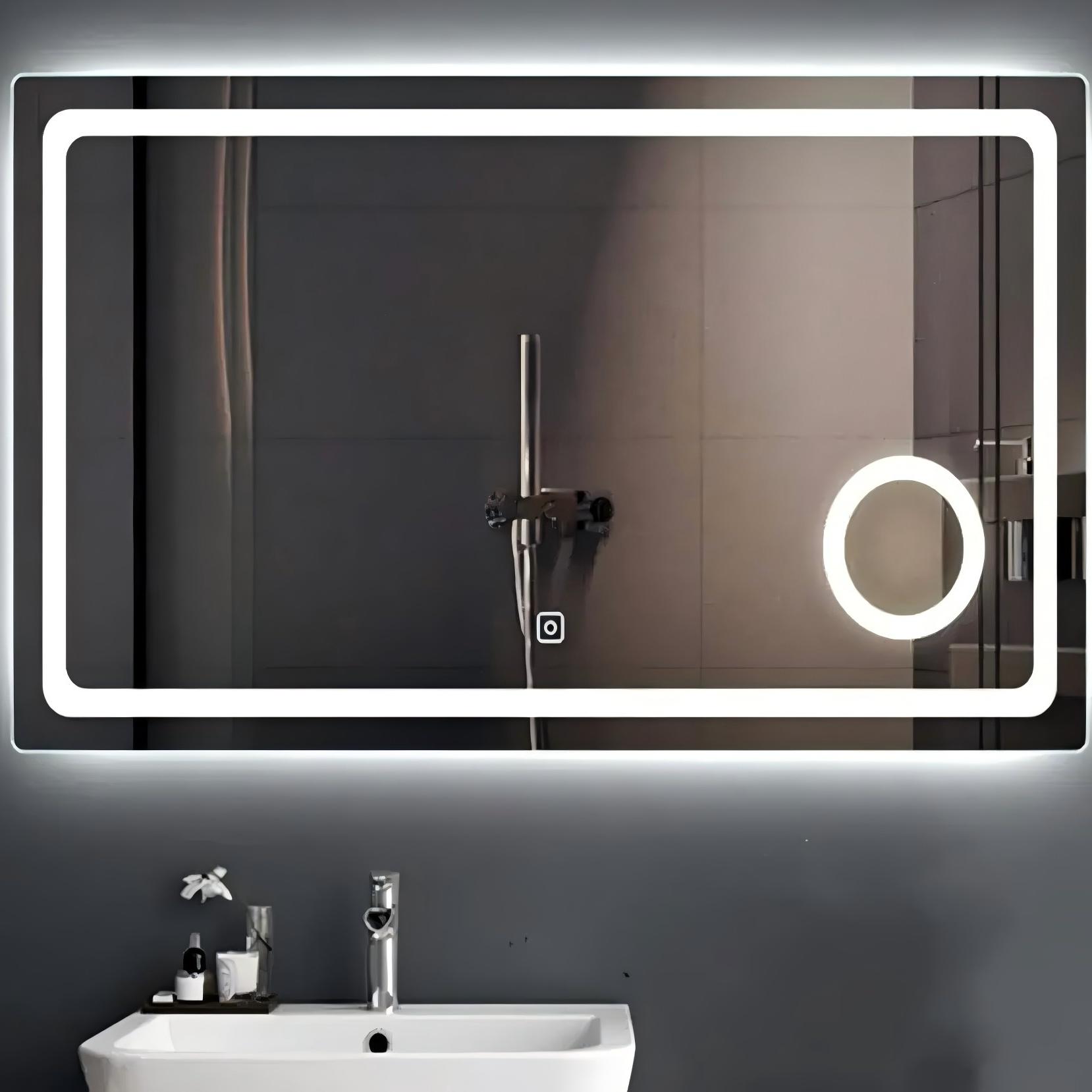 Custom Size Wall Mounted Vanit - Magnifier With Light 评论和价格