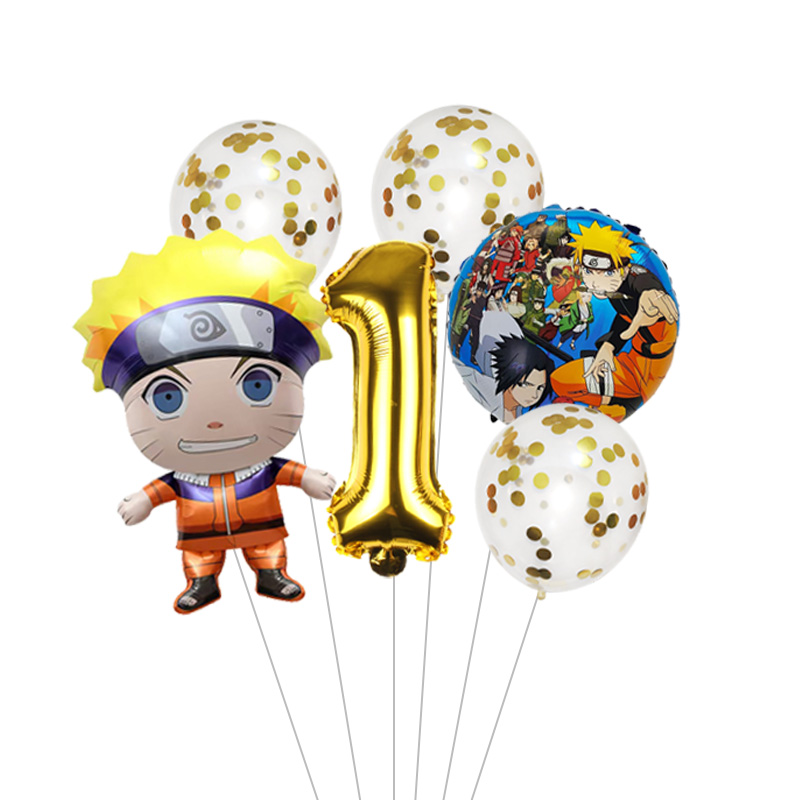 Naruto Ninja Themed  Balloons  - Model Kit Naruto 评论和价格