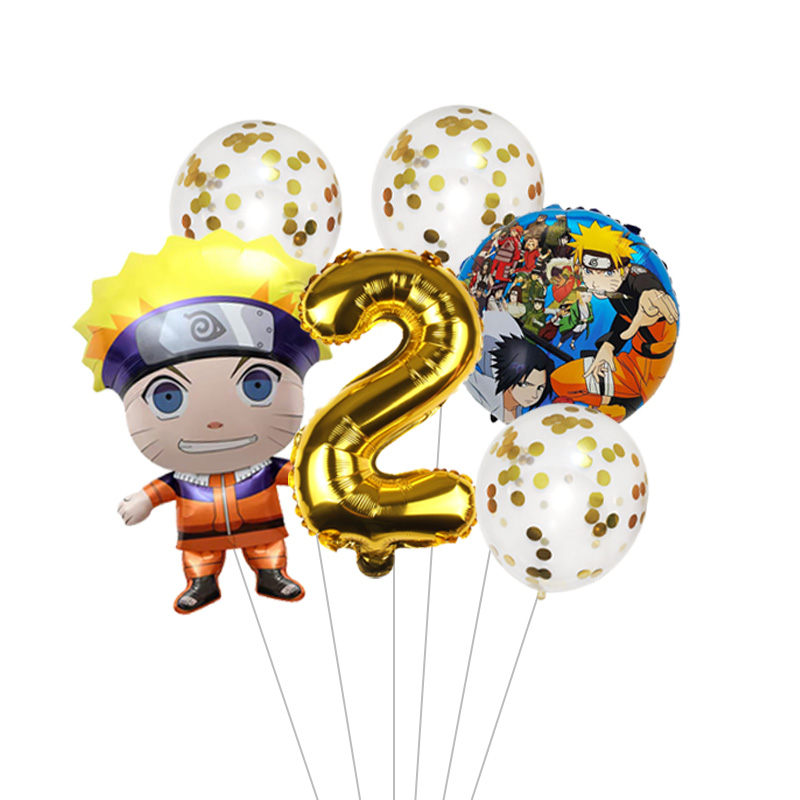 Naruto Ninja Themed  Balloons  - Model Kit Naruto 评论和价格