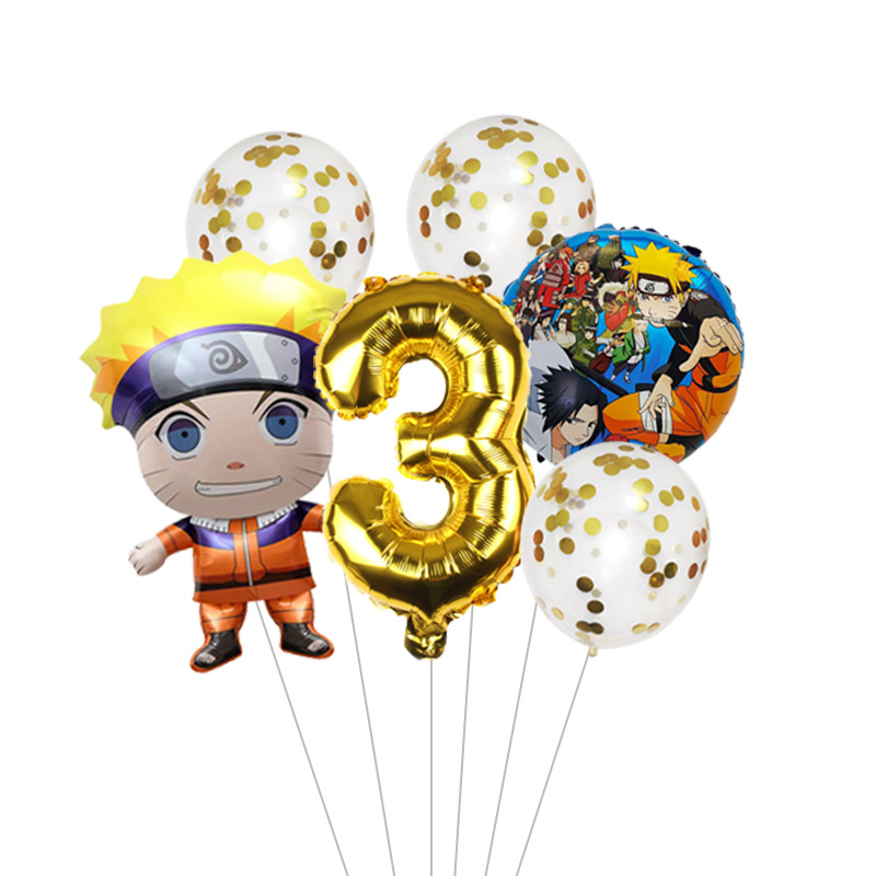Naruto Ninja Themed  Balloons  - Model Kit Naruto 评论和价格
