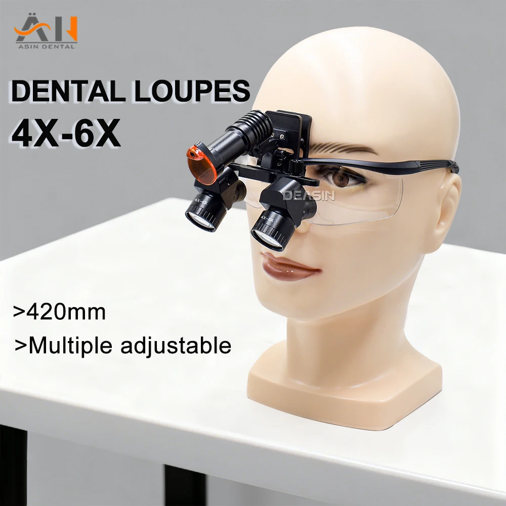 New Ergonomic Dental Loupes Ad - Magnifier With Light 评论和价格