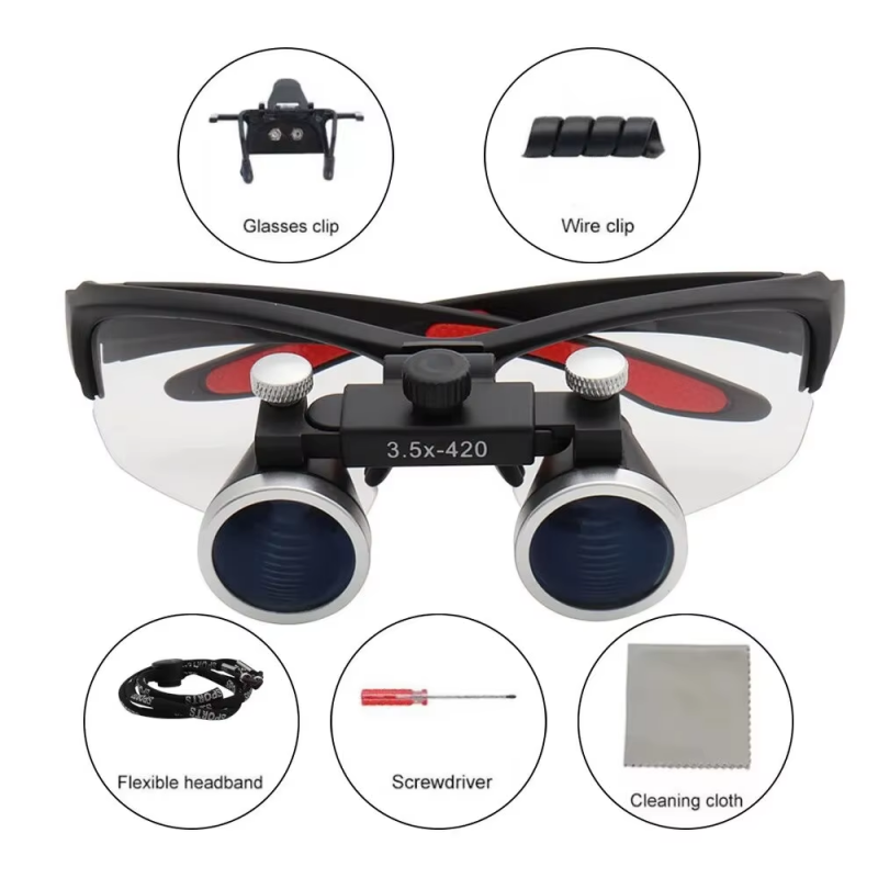 Ultra-lightweight 3.5X Dentist - Magnifier With Light 评论和价格