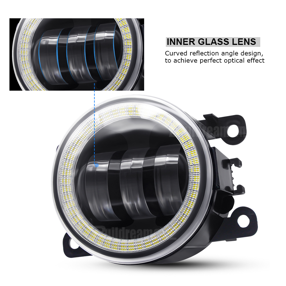 2 Pieces Angel Eye Fog Light F - Model Kit Land Rover 评论和价格