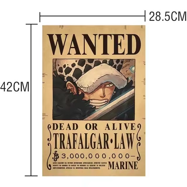 Anime One Piece Bounty Wanted  - Model Kit Vintage 评论和价格