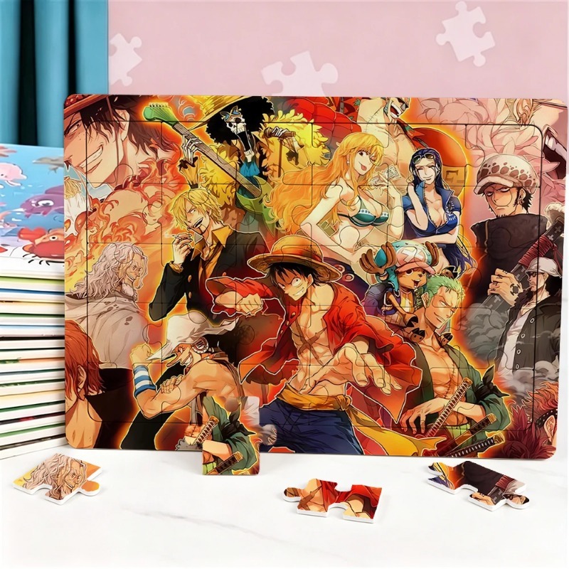 30pcs One Piece Puzzle Cartoon - Model Kit Gundam Bandai 评论和价格