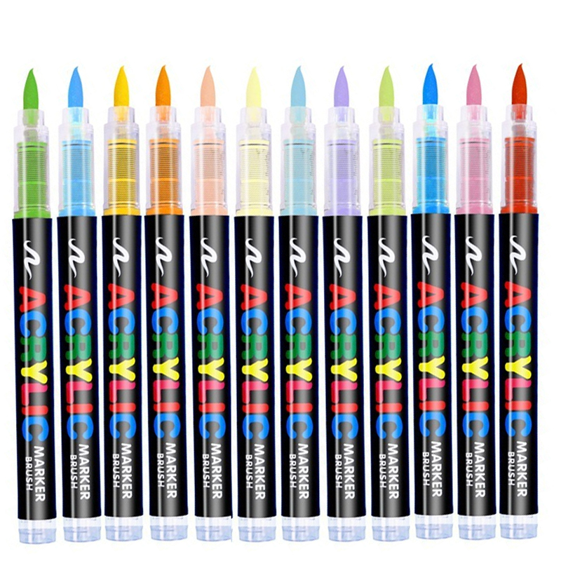 16 Colors Straight liquid Acry - Model Kit Markers 评论和价格
