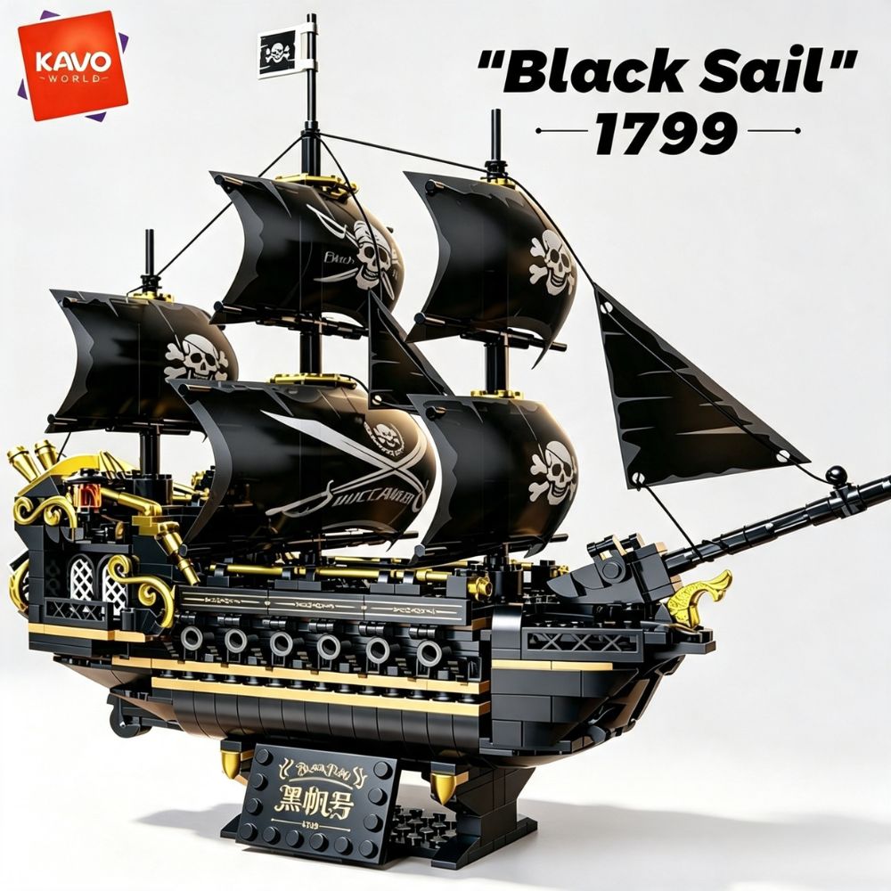 KAVOWORLD 801pcs 1799 Classic  - Model Kit Companies 评论和价格