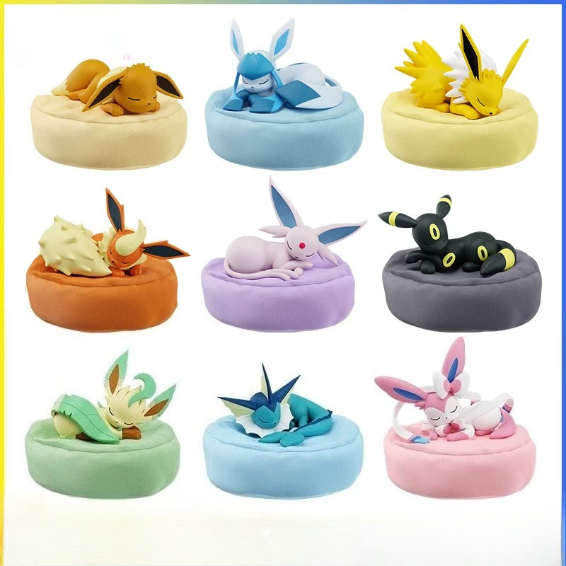 Pokemon Eevee Sleeping Positio - Model Kit Pokemon 评论和价格