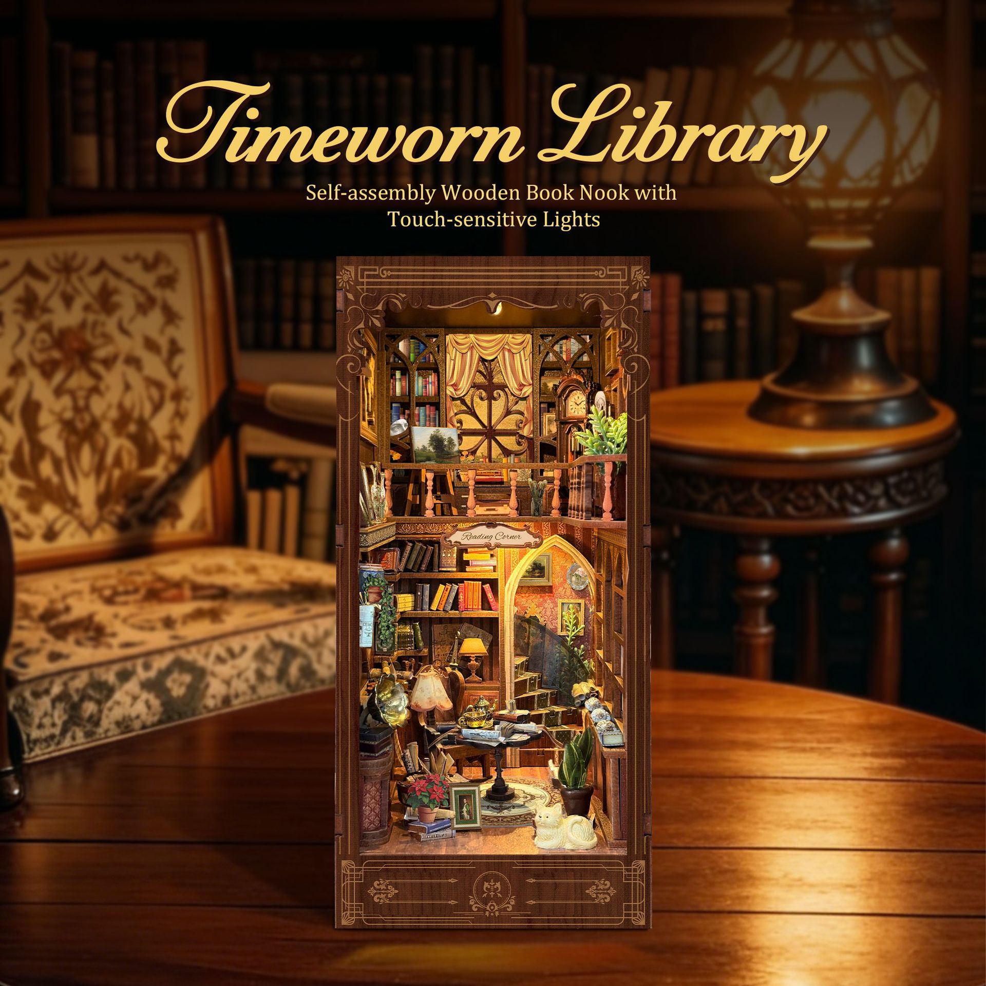 1:12 Scale Timeworn Library DI - Model Kit Vintage 评论和价格