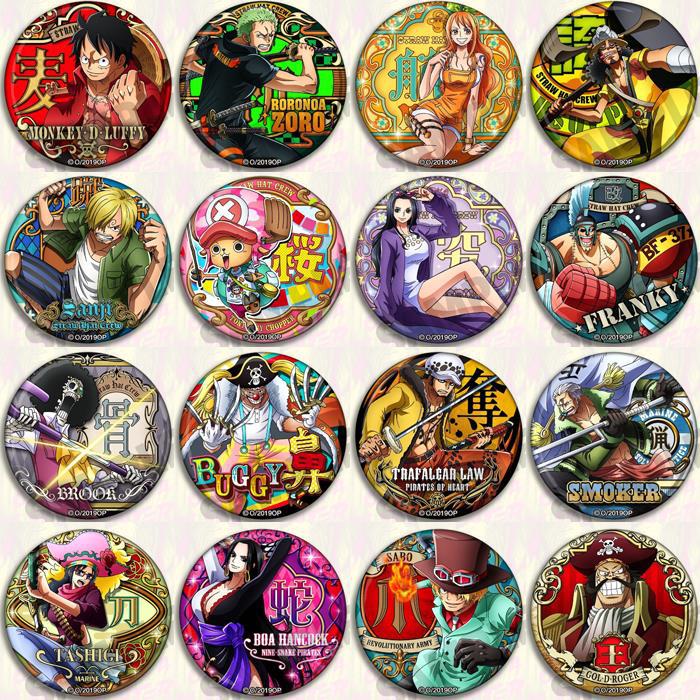 One Piece Anime Badge Pin Set  - Model Kit One Piece 评论和价格