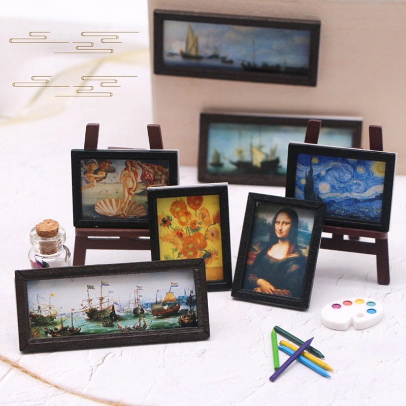 8Pcs/Set 1:12 Dollhouse Miniat - Model Kit Vintage 评论和价格