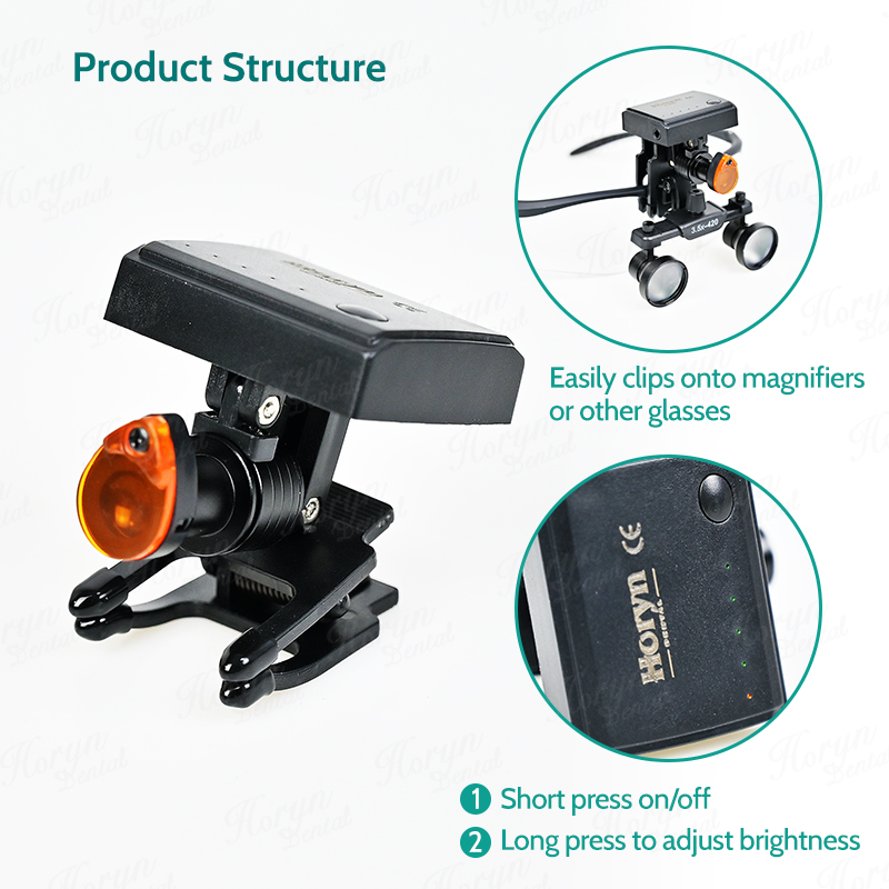 Dental 5W Wireless LED Headlig - Magnifier With Light 评论和价格