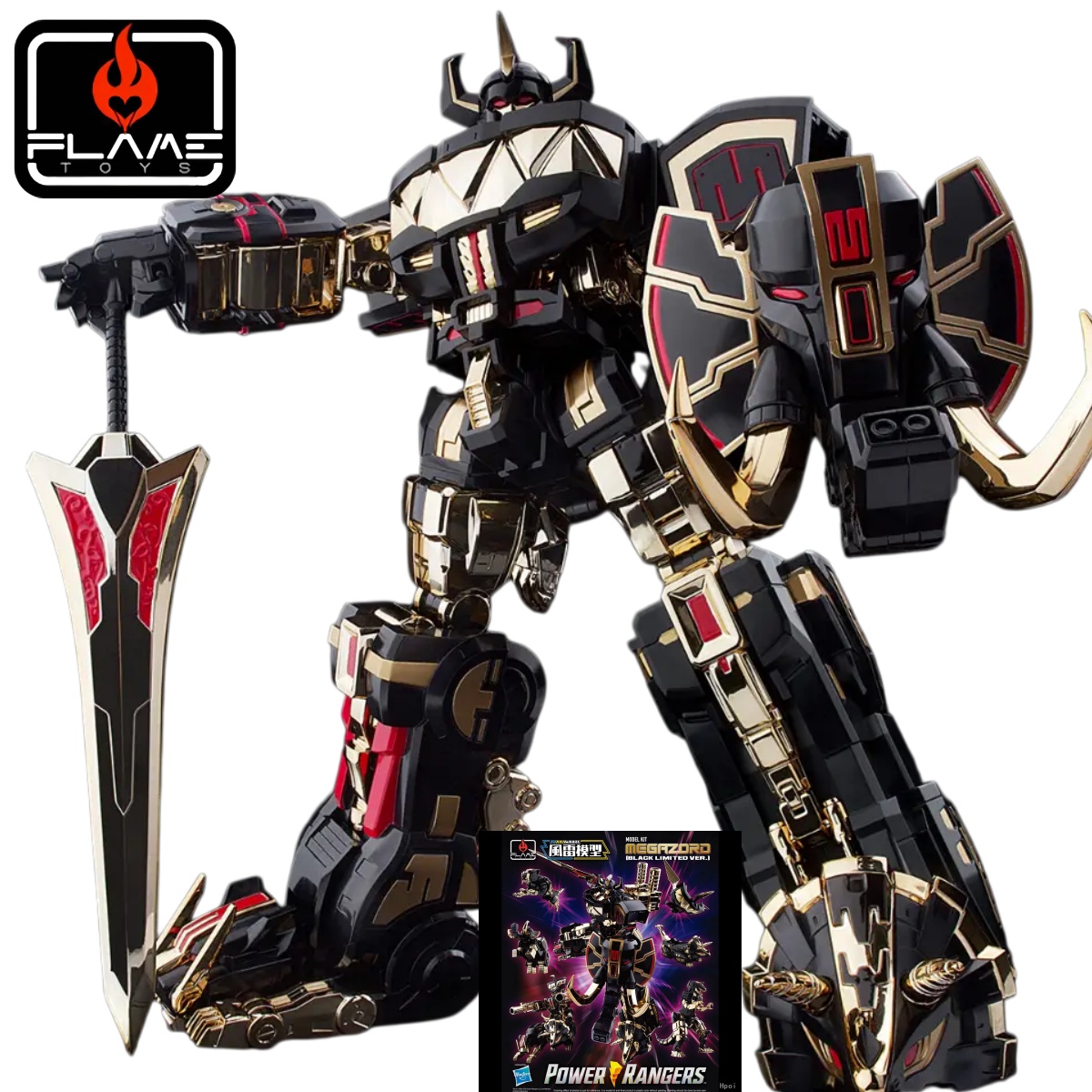 Flame Toys Furai Model Megazor - Model Kit Power Rangers 评论和价格