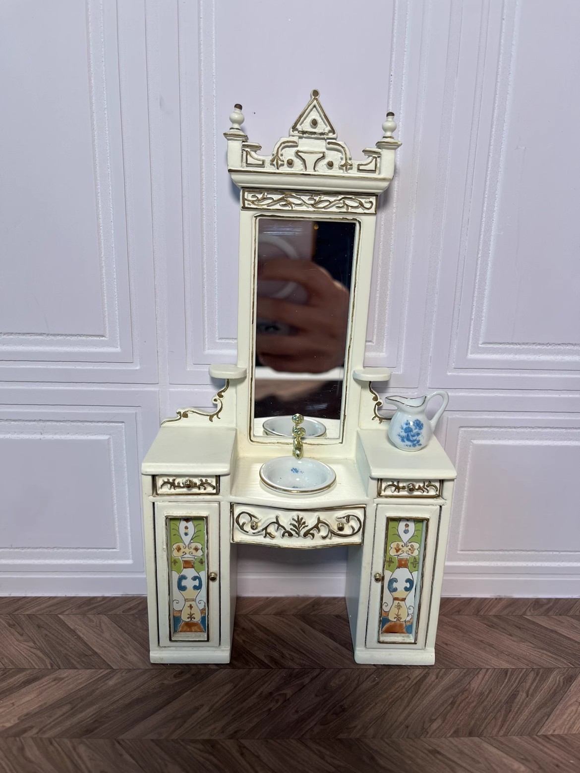 Miniature Dollhouse Furniture  - Model Kit Vintage 评论和价格