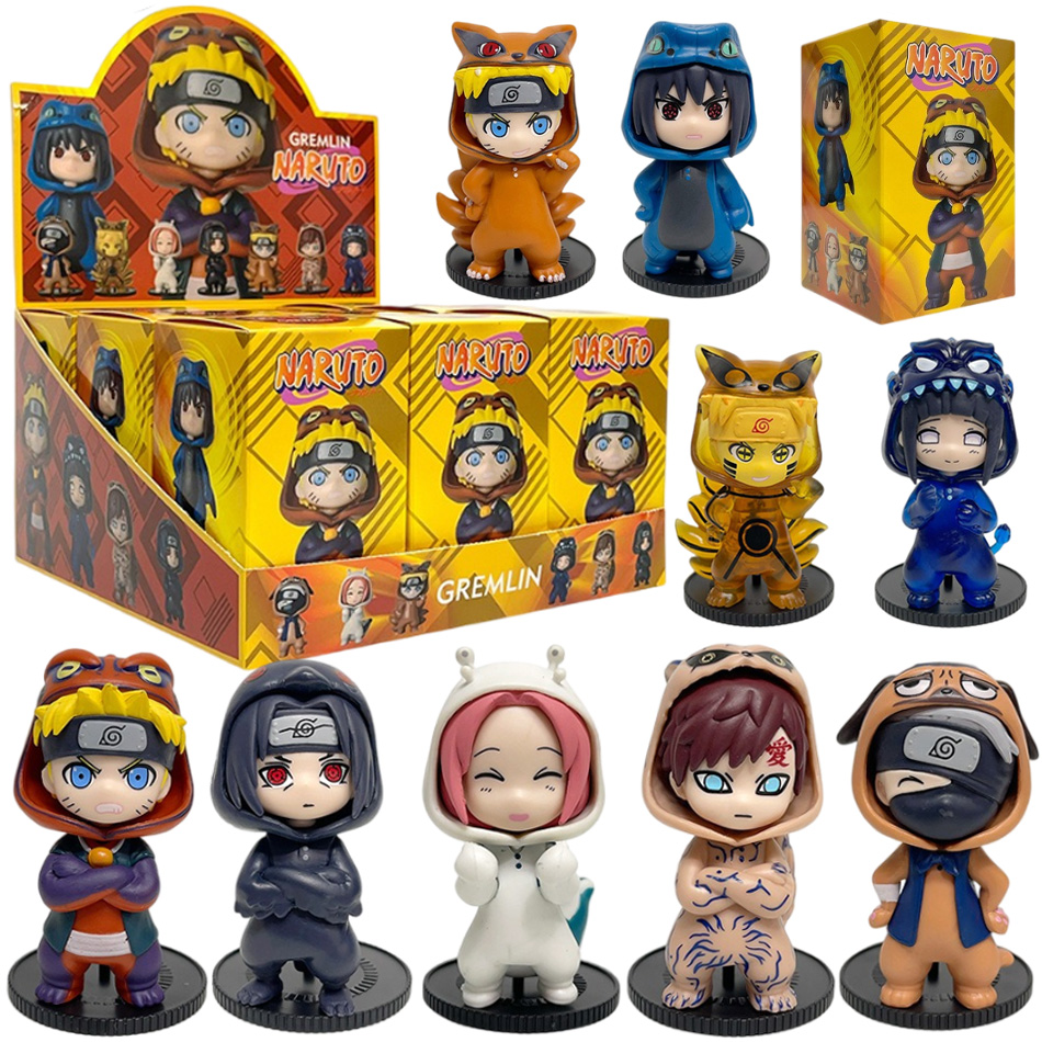 Anime 8cm Naruto 9pcs Set Rand - Model Kit Naruto 评论和价格