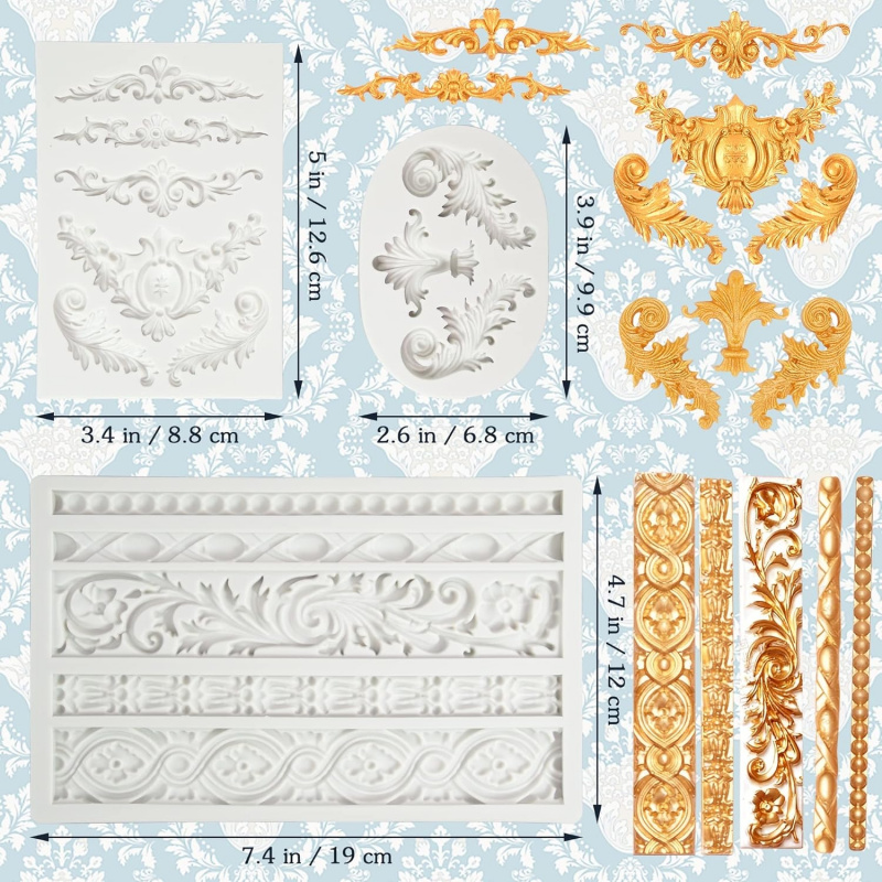 3 Bag Baroque-style silicone m - Model Kit For Beginners 评论和价格