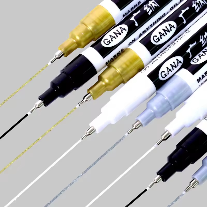 4/12pcs DIY Reflective Paint M - Model Kit Markers 评论和价格