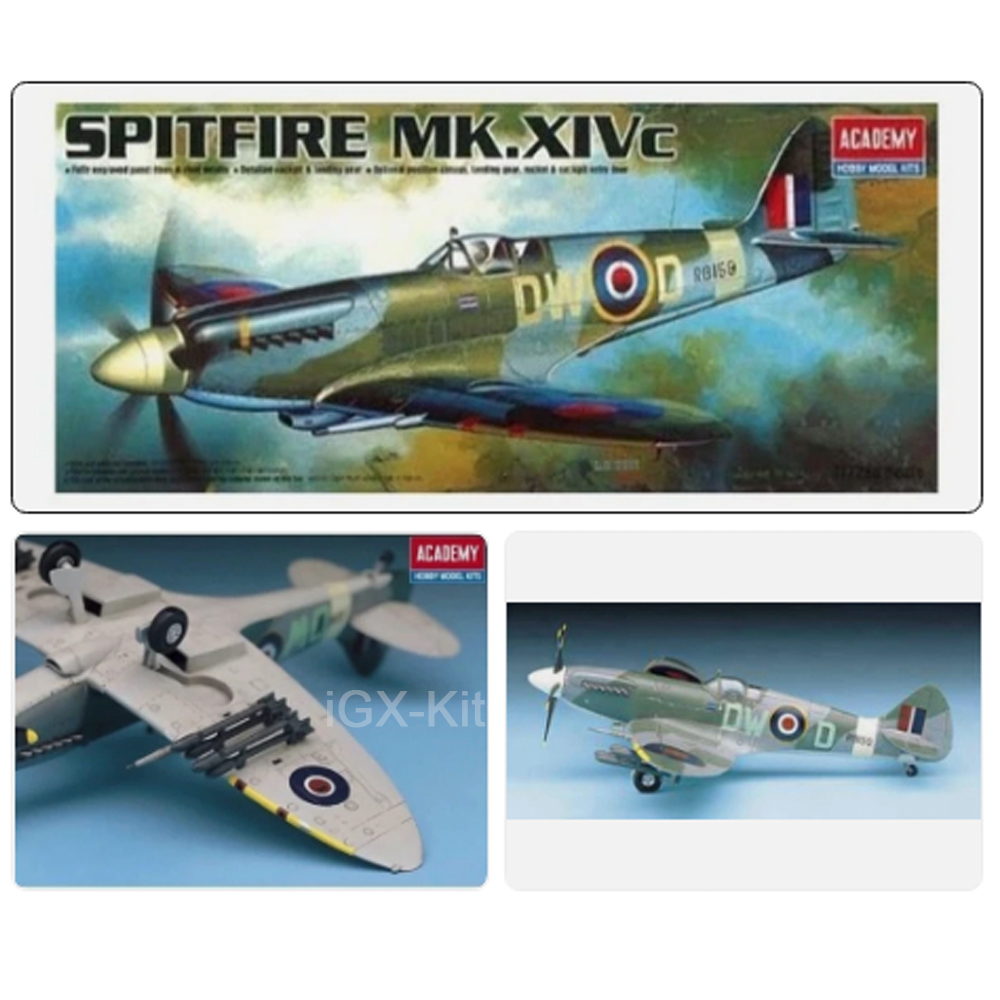 Academy 12484  1:72 Scale Brit - Model Kit Spitfire 评论和价格