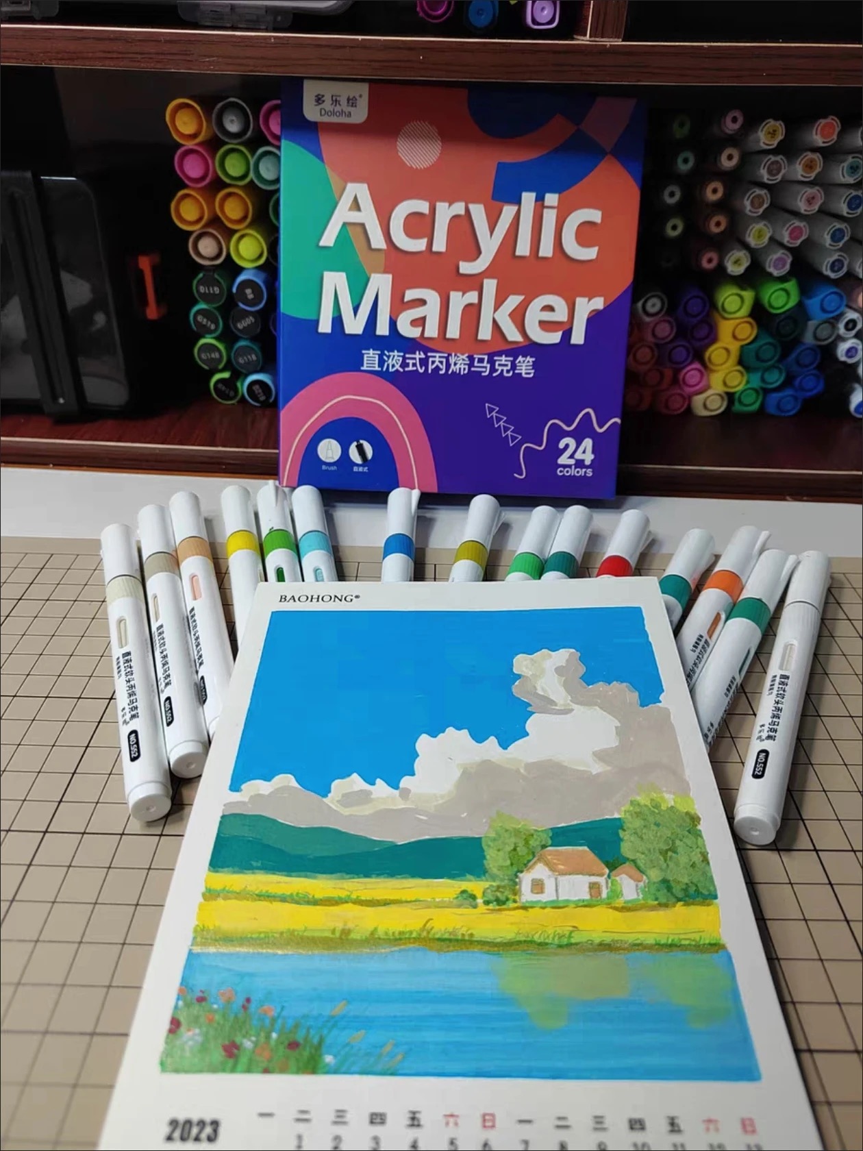 DOLOHA Doloha Acrylic Marker P - Model Kit Markers 评论和价格